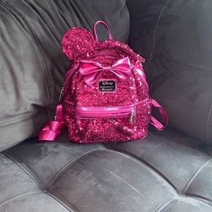 Walt Disney World Pink Sparkle mini backpack!